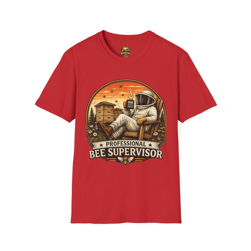 Bienenstock-Betreuer T-Shirt — Retro Imker Bienenbetreuer Grafik-T-Shirt