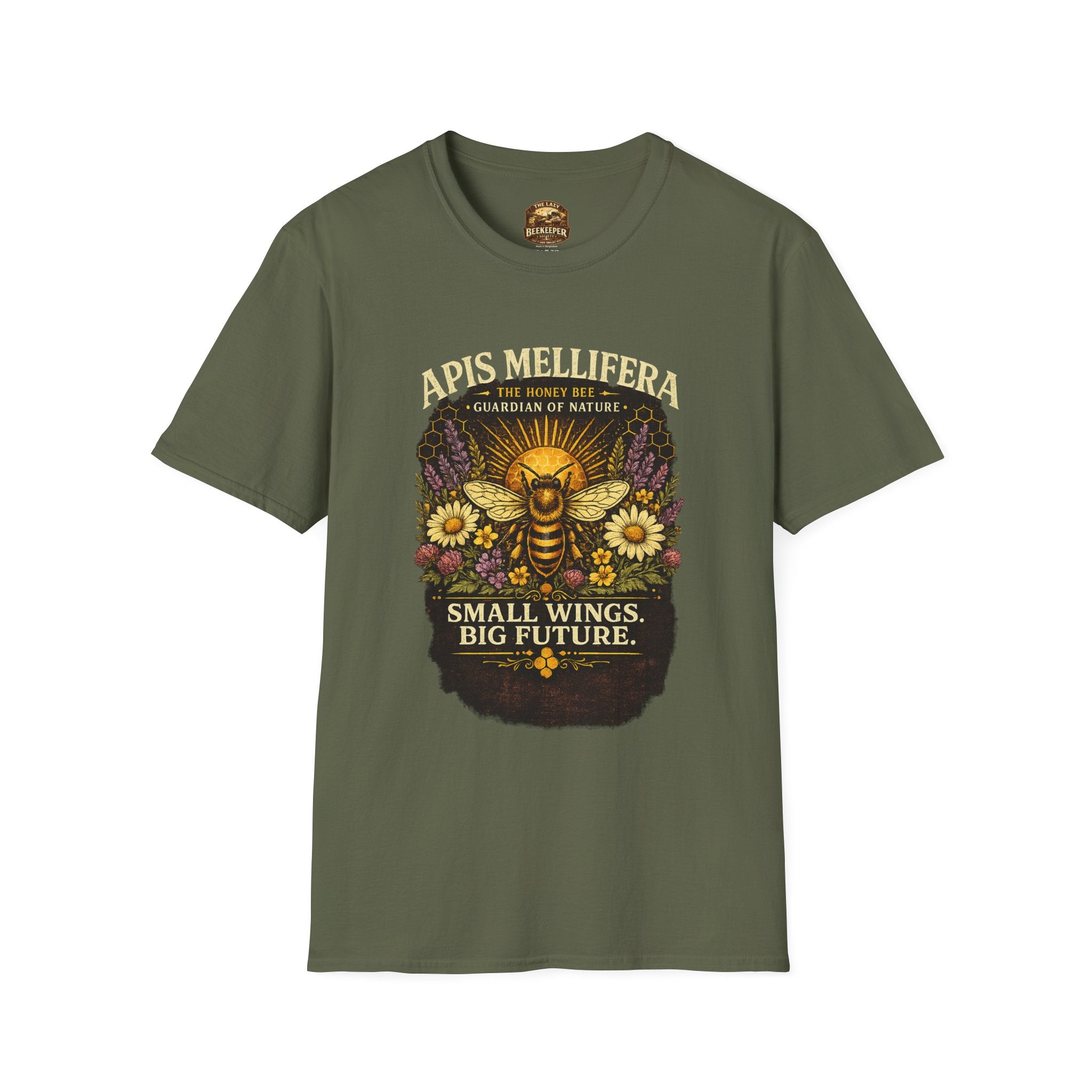 Bee Guardian T‑Shirt — "Apis Mellifera: Small Wings, Big Future" Eco Nature Tee