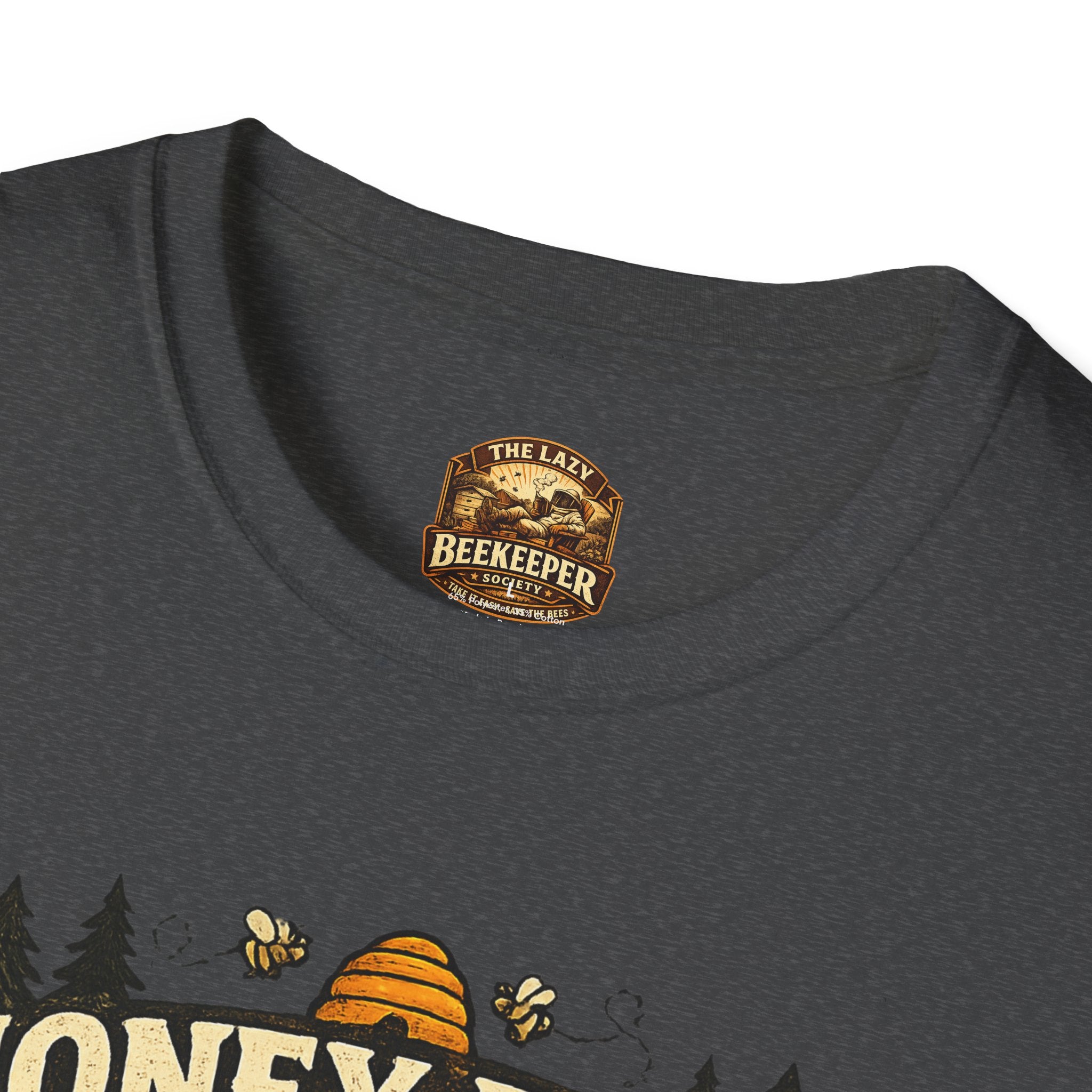 Honigernte-Vorhersage T-Shirt – Imker-Wettergrafik im Vintage-Stil