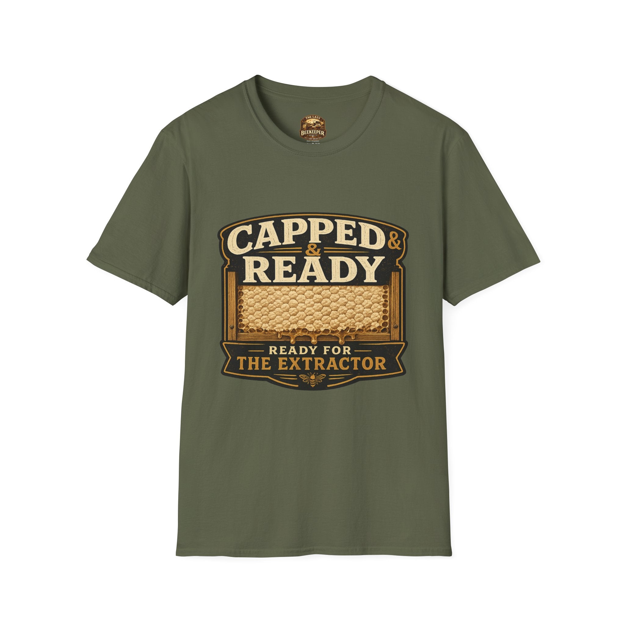 Capped & Ready T-Shirt — "Ready for the Extractor" Cannabis Vibe Tee