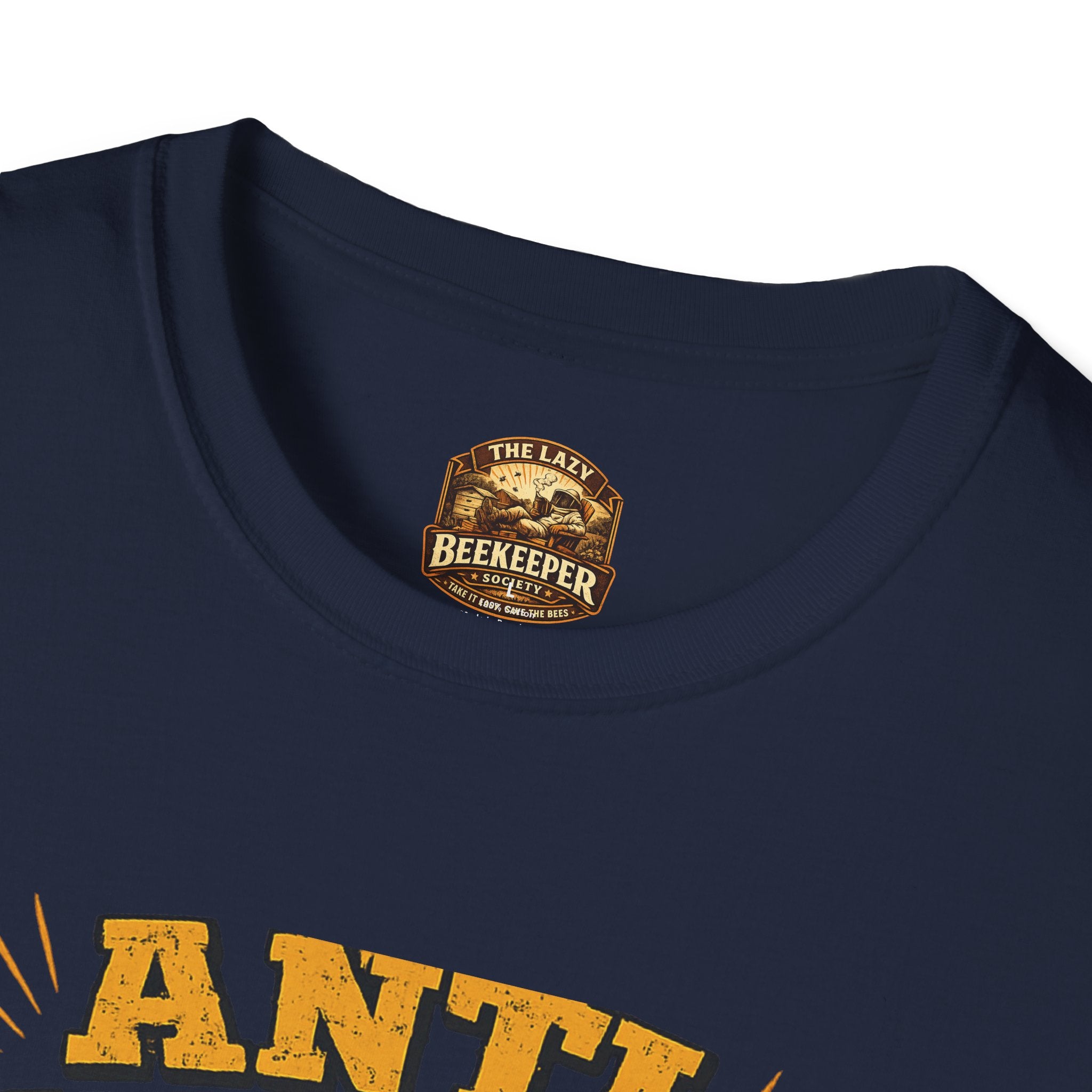 Anti Hustle Beekeeper T-Shirt — Reject Hustle, Embrace Honey Graphic Tee