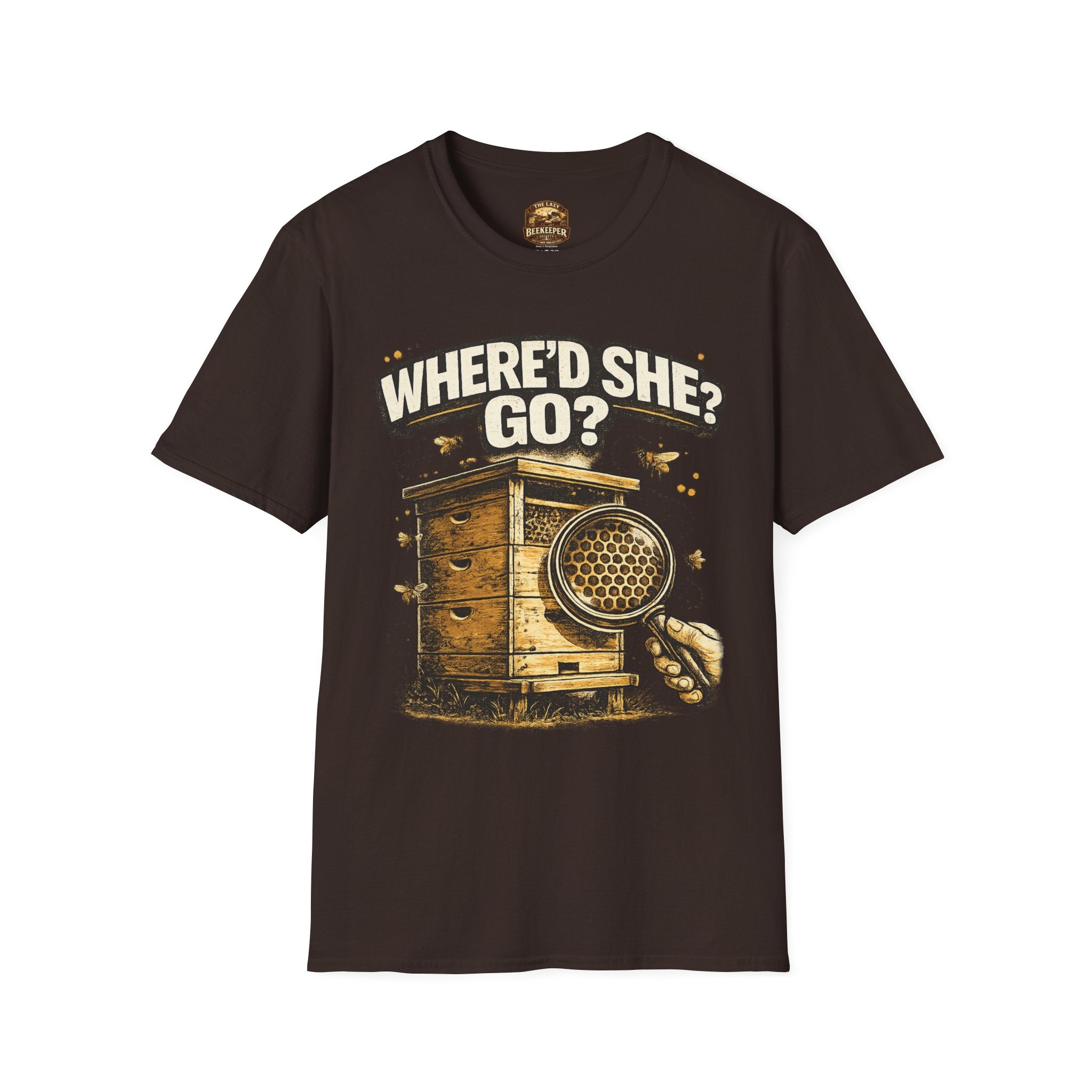 T-Shirt — “Where’d She Go?” Queenless Graphic Tee