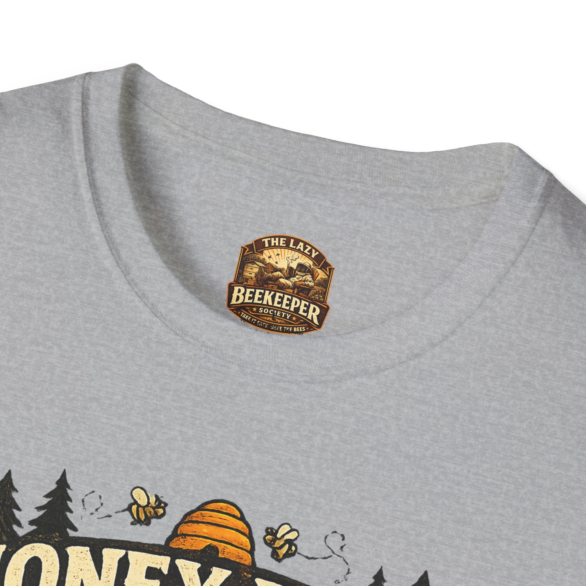 Honigernte-Vorhersage T-Shirt – Imker-Wettergrafik im Vintage-Stil