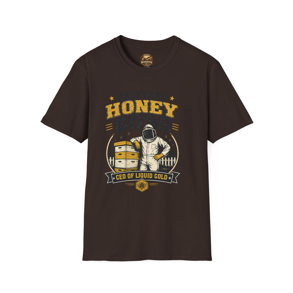 Backyard Honey Boss T-Shirt — Beekeeper Apiary Shirt