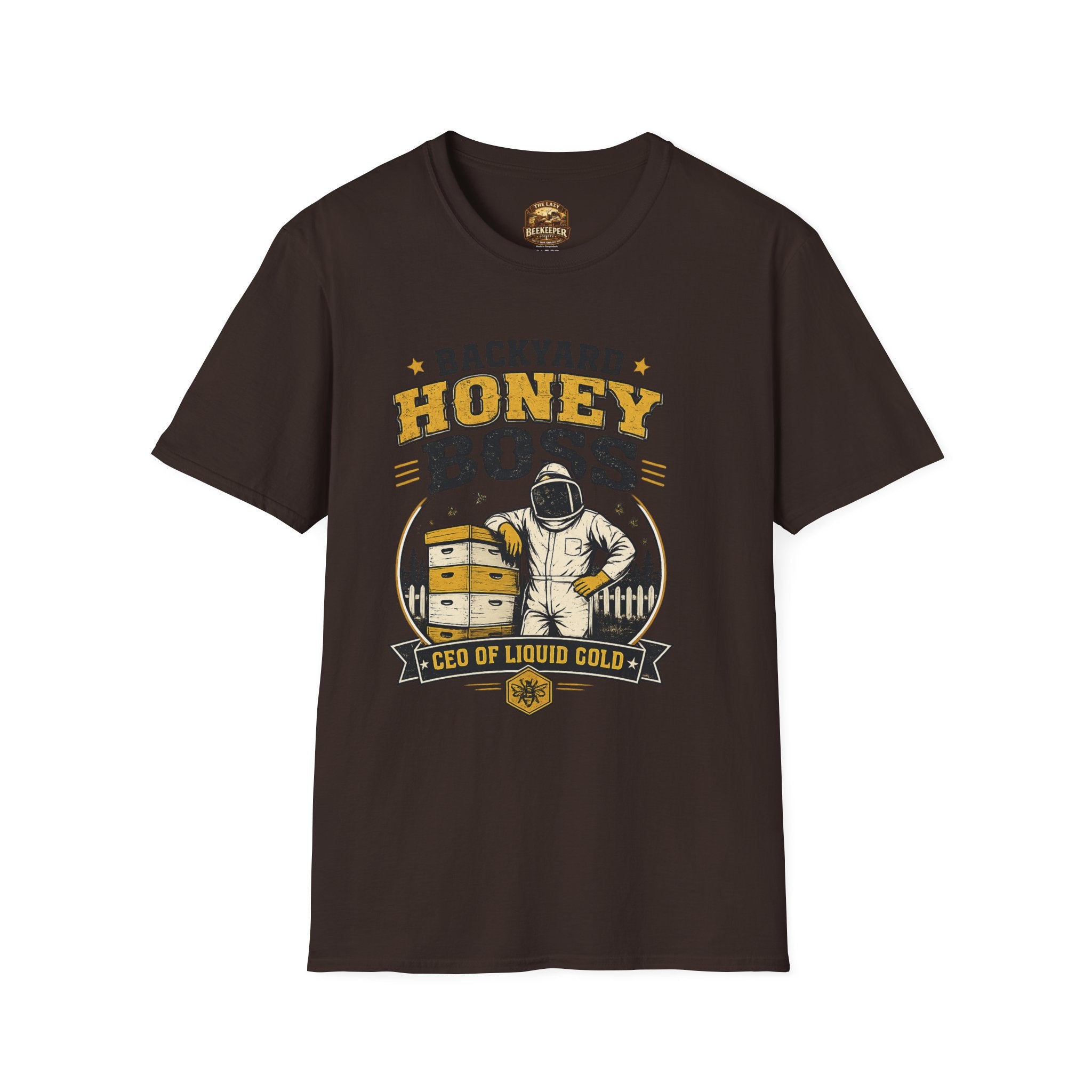 Backyard Honey Boss T-Shirt — Beekeeper Apiary Shirt