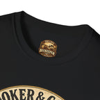Smoker & Coffee Club T-Shirt — "Coffee First, Hive Later" Vintage Badge