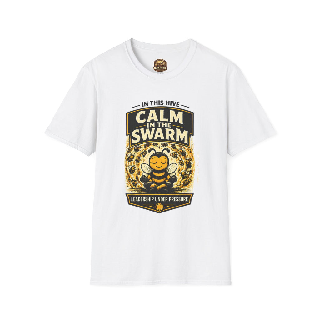 Calm in the Swarm T-Shirt — Bee Hive Calmness Graphic Tee