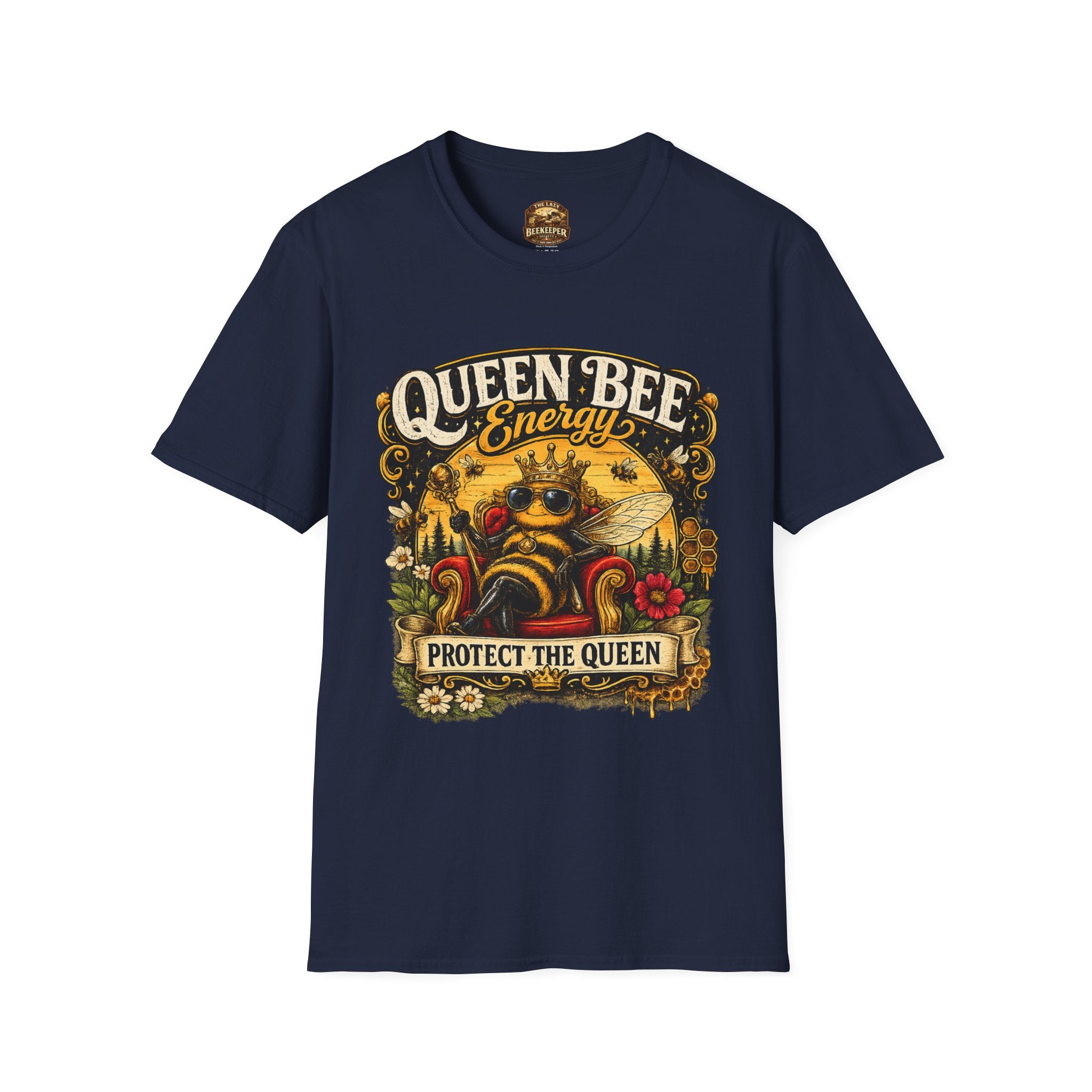 Queen Bee Energy T-Shirt — Protect the Queen Vintage Bee Graphic Tee