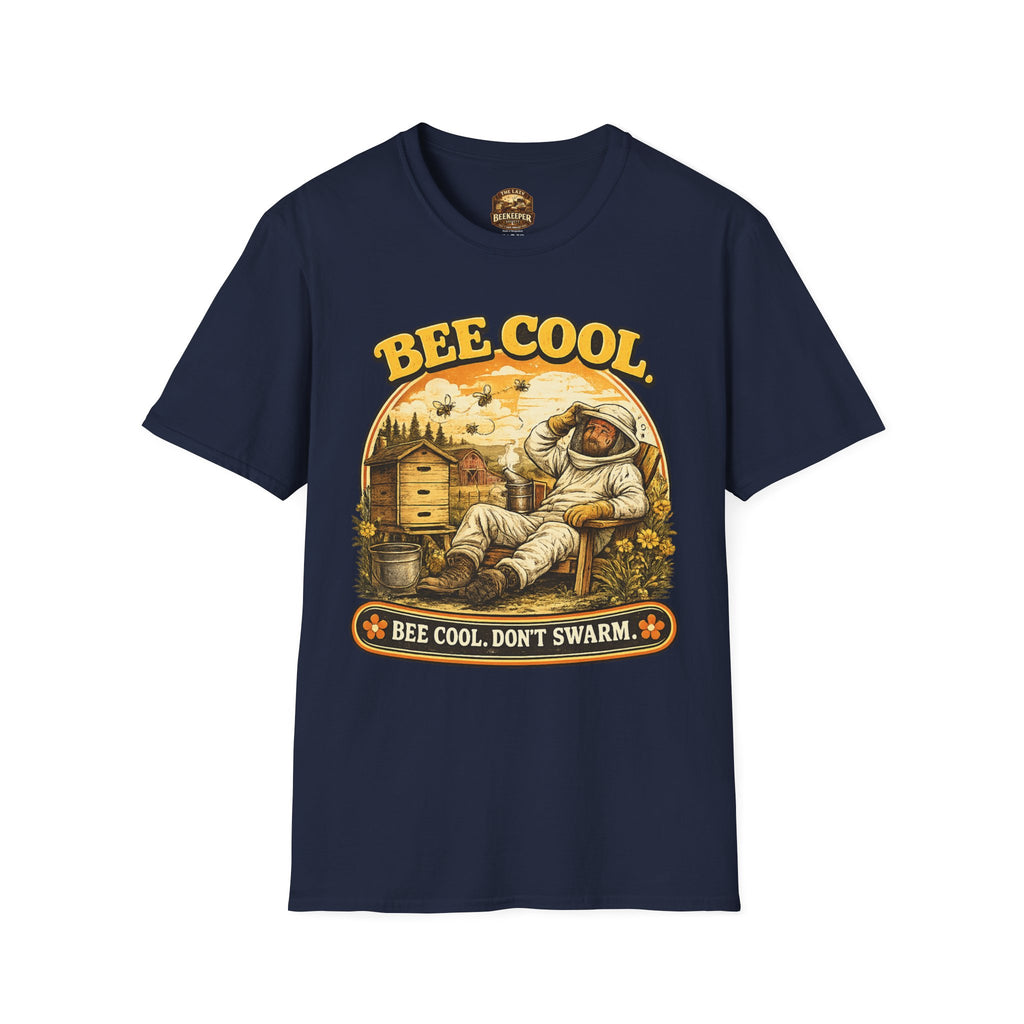 Bee Cool T-Shirt — Retro „Bee Cool, Don't Swarm“ Grafik-T-Shirt
