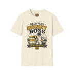 Backyard Honey Boss T-Shirt — Beekeeper CEO Liquid Gold Tee