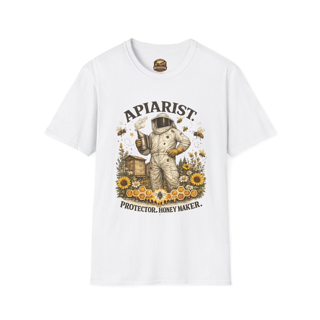 Apiarist Beekeeper T-Shirt — Protector & Honey Maker Graphic Tee