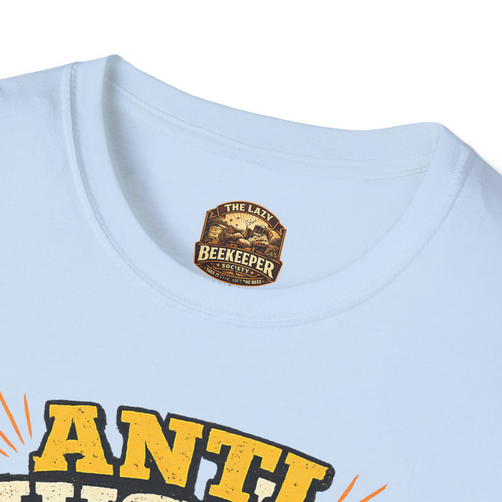 Anti-Hustle Imker T-Shirt – Schluss mit dem Stress, her mit dem Honig Grafik-T-Shirt