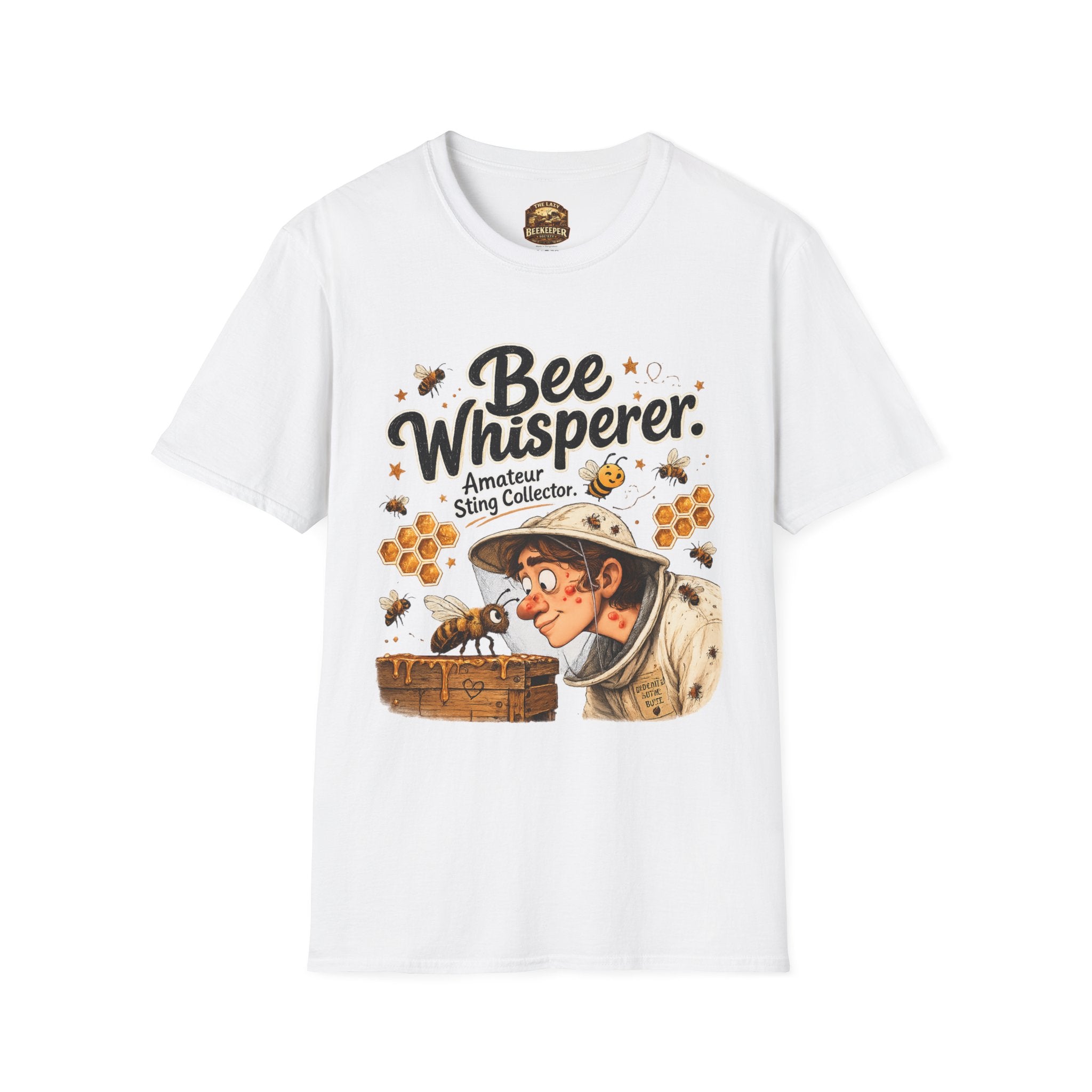 Bee Whisperer T‑Shirt — Amateur Sting Collector Beekeeper Shirt