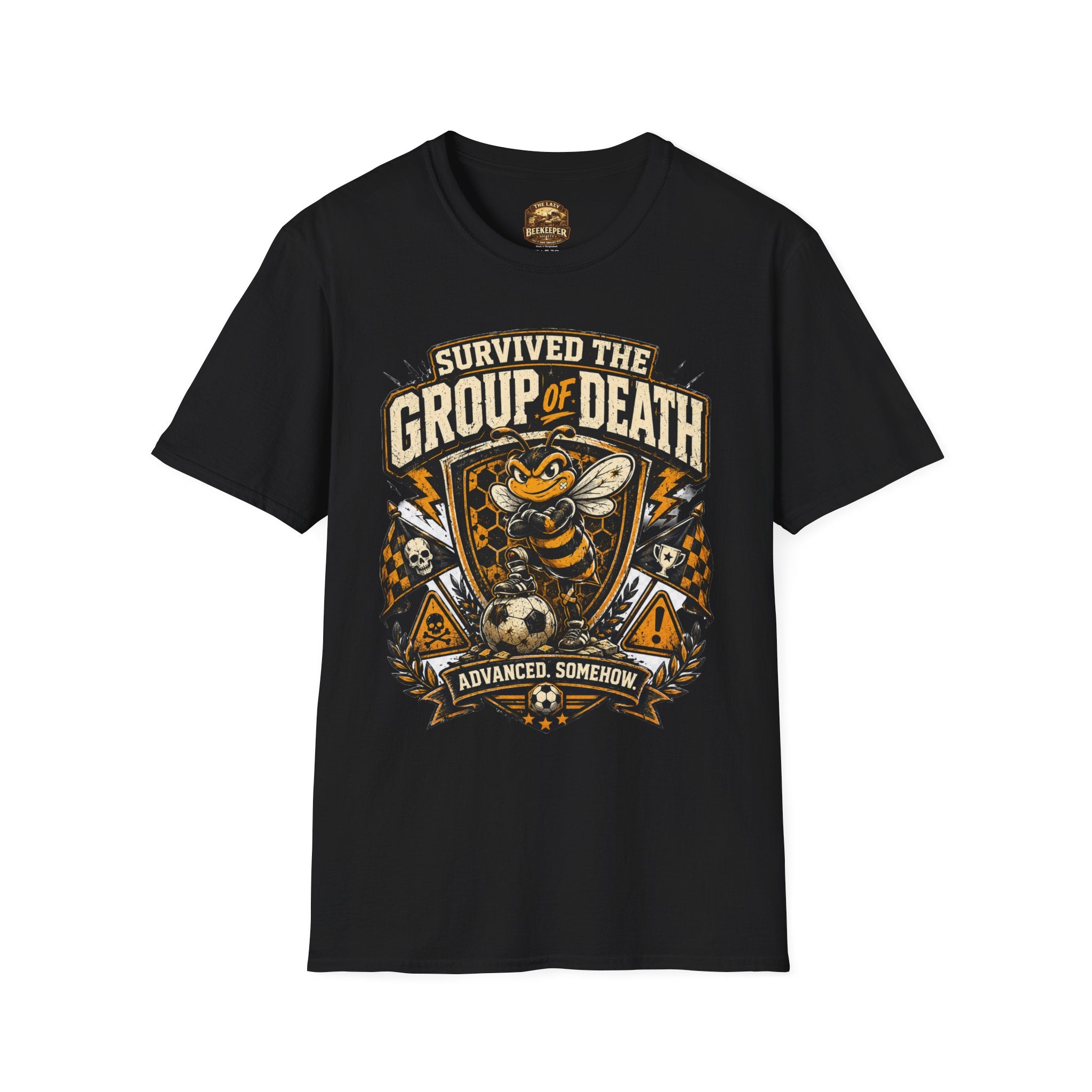 Group of Death Survivor T-Shirt — 'Survived the Group of Death' Soccer Tournament Shirt