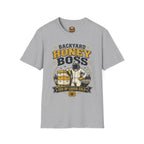Backyard Honey Boss T-Shirt — Beekeeper CEO Liquid Gold Tee