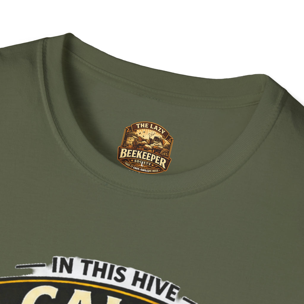 Calm in the Swarm T-Shirt — Bee Hive Calmness Graphic Tee