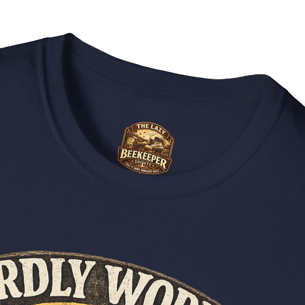 Hardly Working Bee T-Shirt — Vintage Bee Graphic Tee