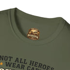 T‑Shirt — "Not All Heroes Wear Capes, Some Wear Veils" Beekeeper Tribute Tee