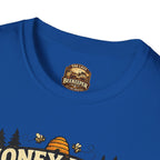Honigernte-Vorhersage T-Shirt – Imker-Wettergrafik im Vintage-Stil