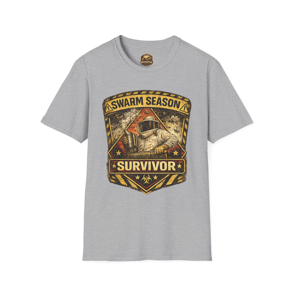 Schwarm-Saison-Überlebender T-Shirt – Vintage Schädlingsbekämpfung Imker T-Shirt