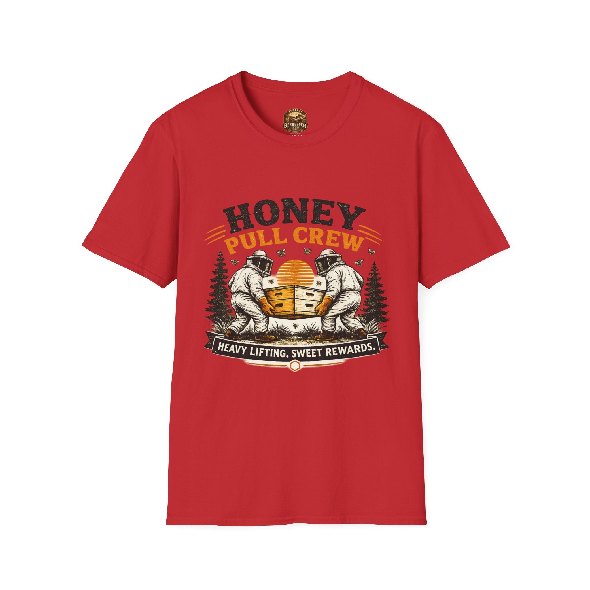 Honey Pull Crew T-Shirt – Imker-Crew-T-Shirt („Honey Pull Crew“)