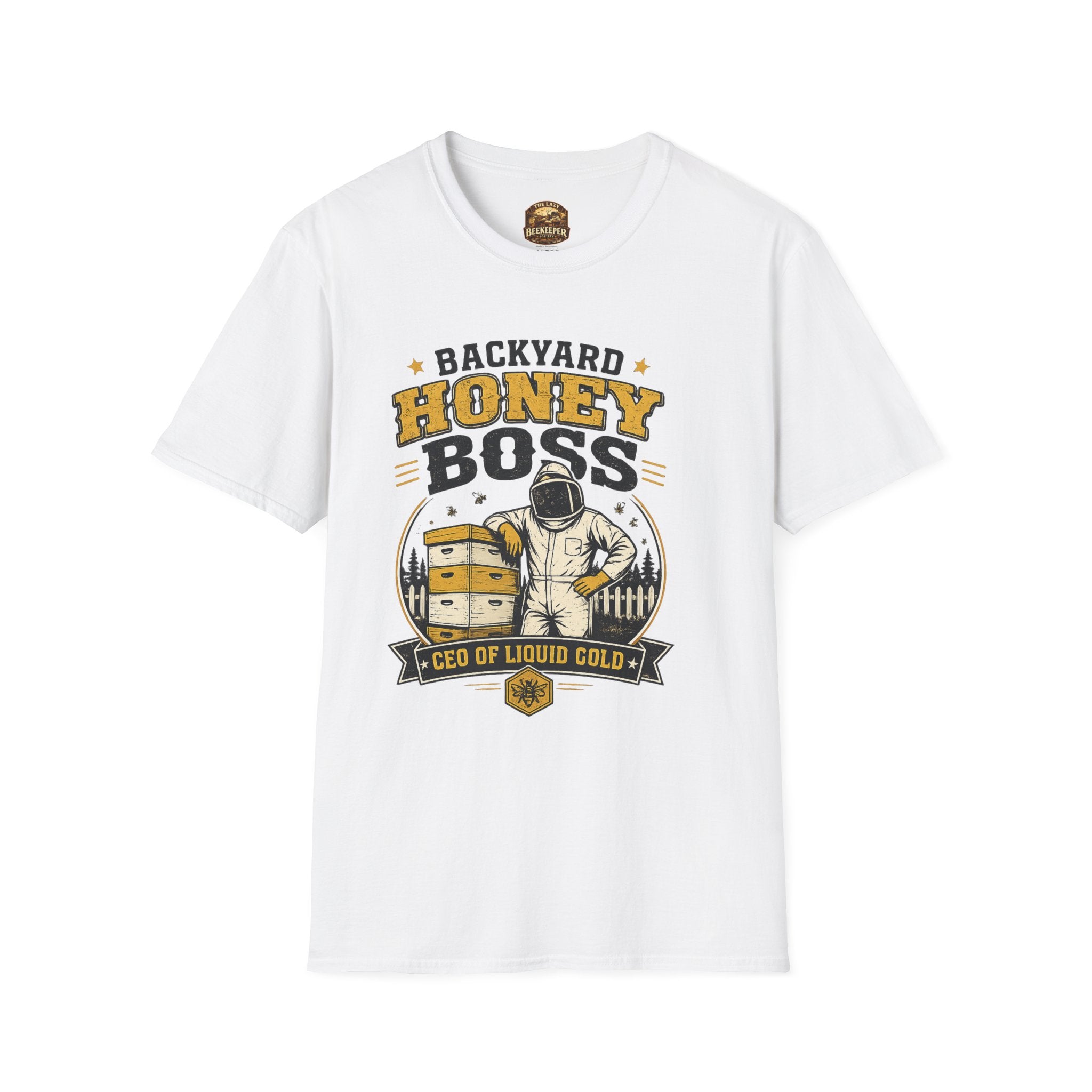 Backyard Honey Boss T-Shirt — Beekeeper Apiary Shirt