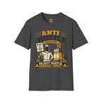 Imker T-Shirt — „Anti-Hektik“ Vintage-Grafik-T-Shirt mit Honigmotiv