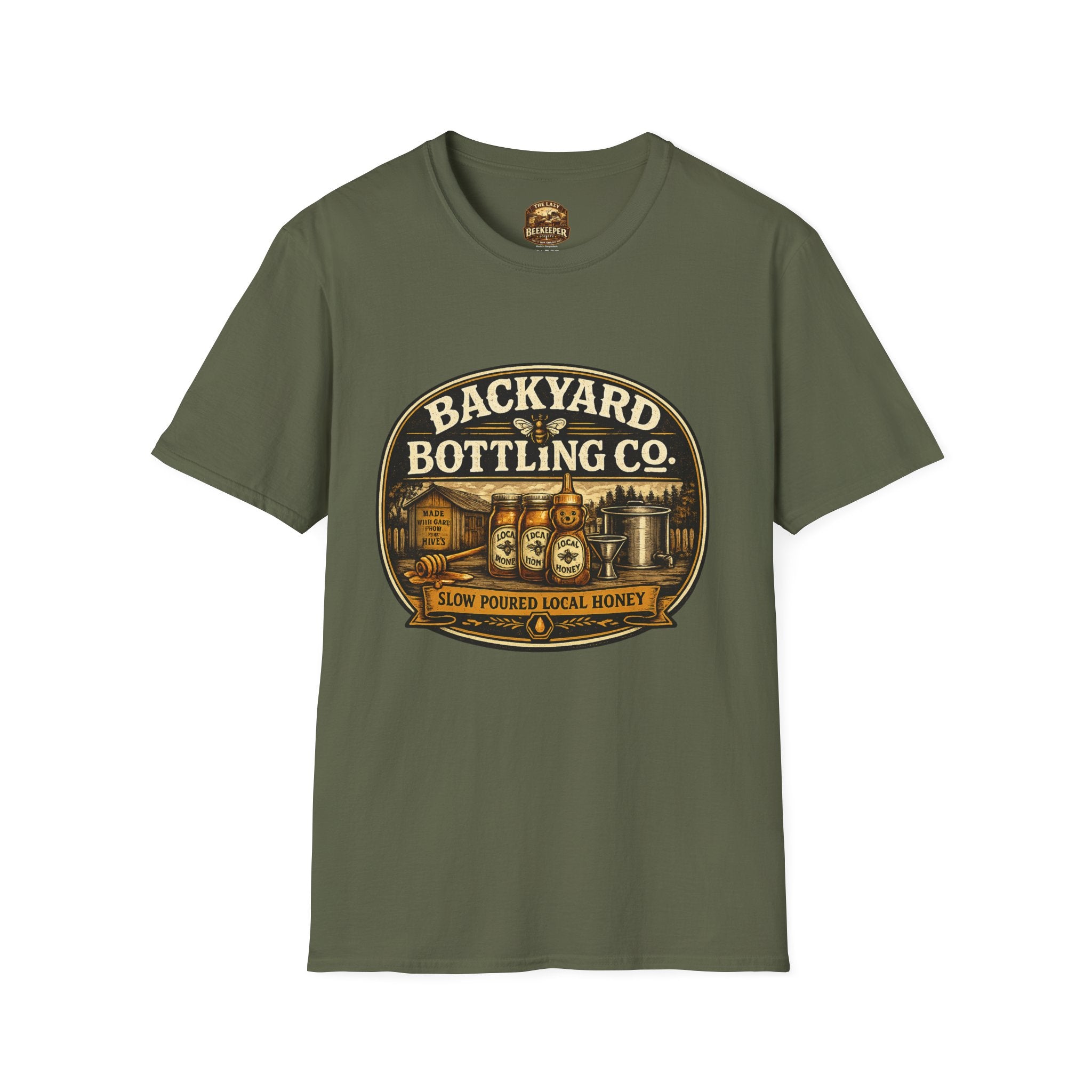 Backyard Bottling Co. T-Shirt – Vintage Homebrew Logo Shirt
